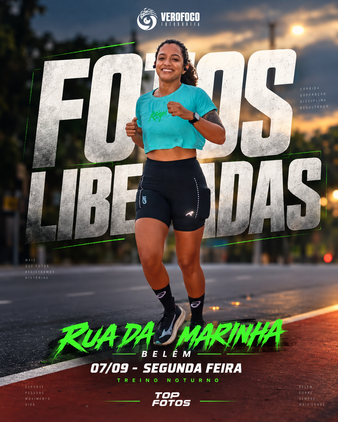 07/09 RUA DA MARINHA - TREINO NOTURNO